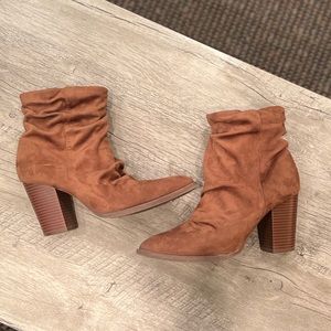 Terracotta Heeled Booties 🍁